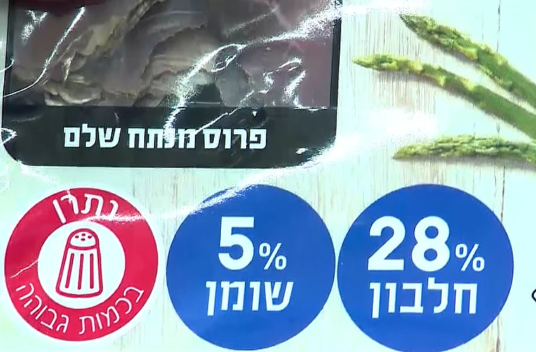 מוצר מסומן על פי הסימון של משרד הבריאות