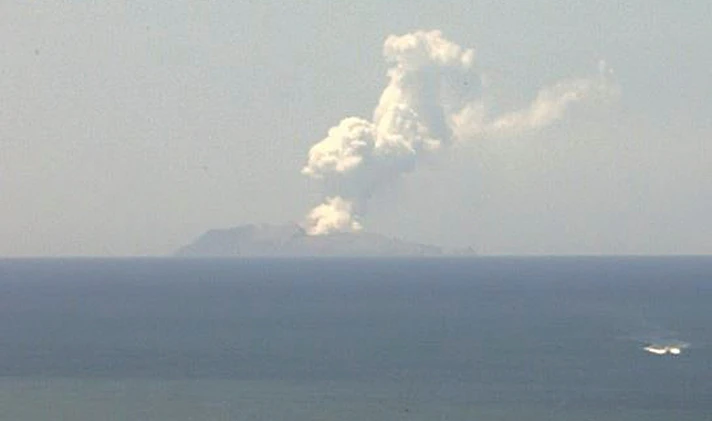 התפרצות הר געש בניו זילנד