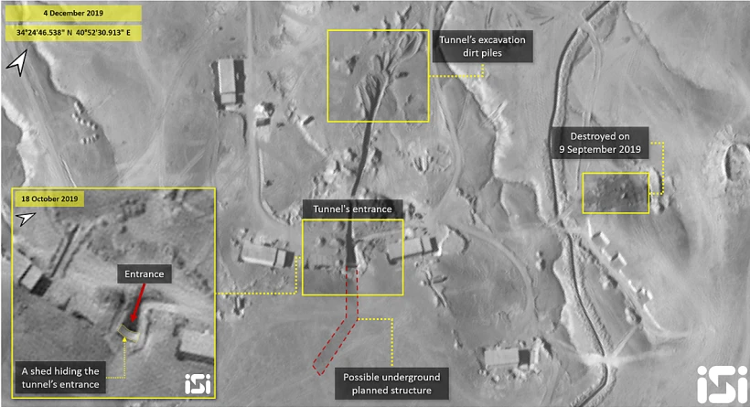 בדוח מודיעין של חברת הלוויינים ופתרונות המודיעין אימג'סאט אינטרנשיונל (ImageSat International - ISI)