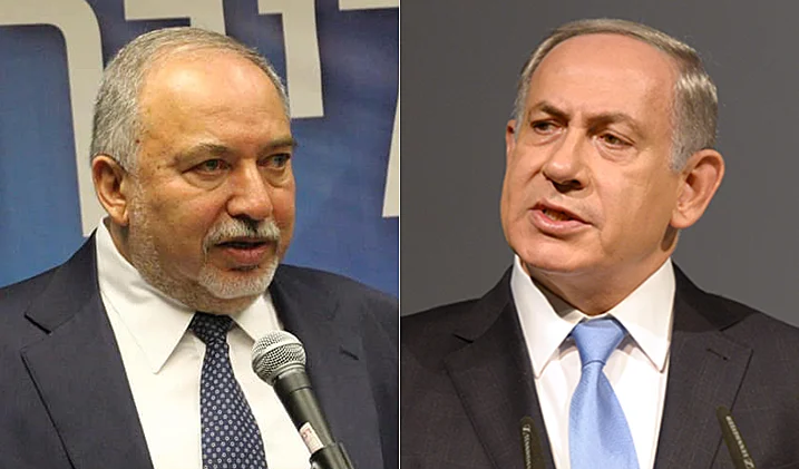 בנימין נתניהו ואביגדור ליברמן