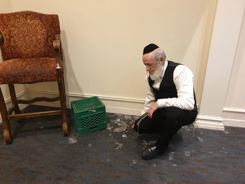 בית הכנסת של הקהילה היהודית הפרסית בלוס-אנג׳לס הושחת