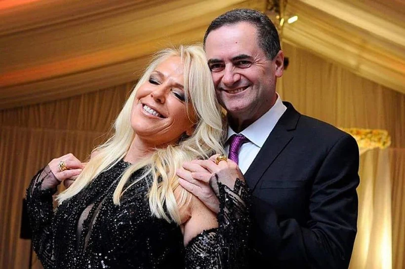 ישראל כץ ואשתו רונית