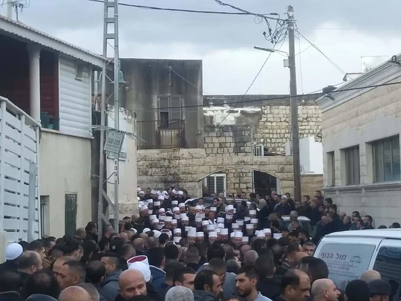 הלוויתו של עומרי אבו ג'נב, הנער בן ה-17 שנסחף סמוך לירכא