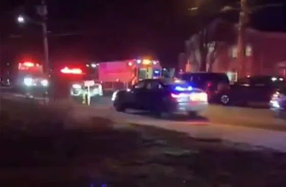 זירת הירי בבית הכנסת בניו יורק