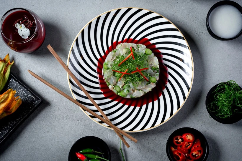 טרטר דג לבן של דלי אסיאתי