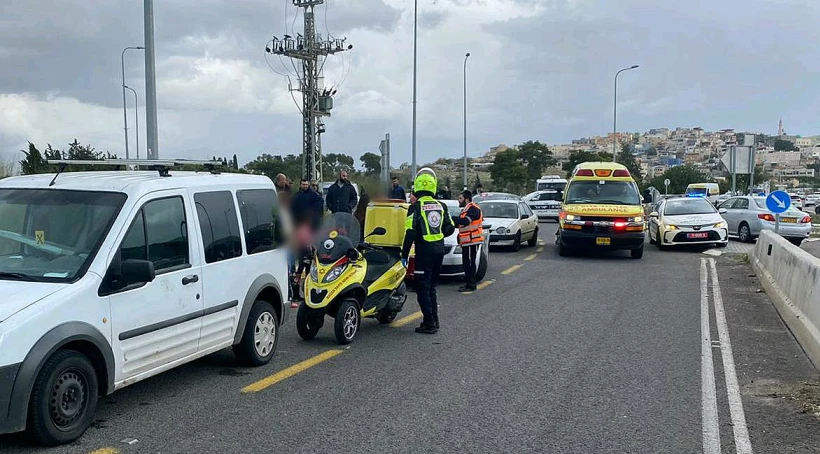 זירת הירי שבה נורו שני אנשים בבסמת טבעון שבצפון