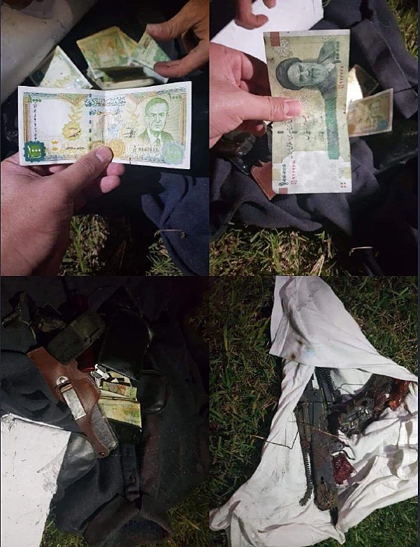 ציוד שנמצא בתוך הרכב שבו נסע קאסם סולימאני לפני החיסול