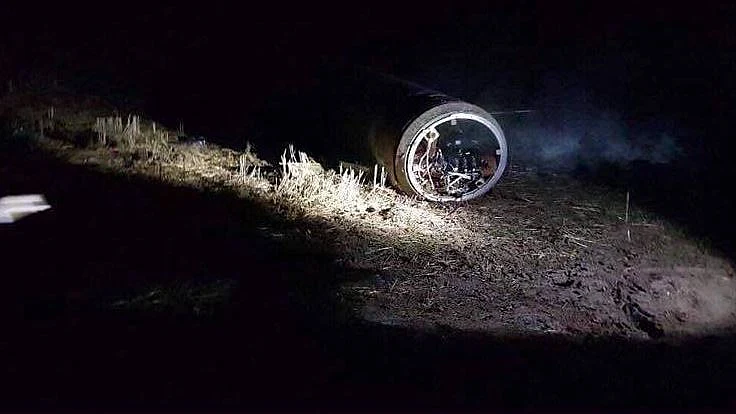 שרידי טילים שנורו מאיראן לעבר הכוחות האמריקניים בעיראק