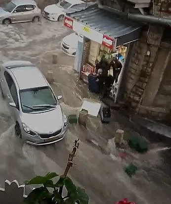 הצפות בחיפה ואדי נסנאס