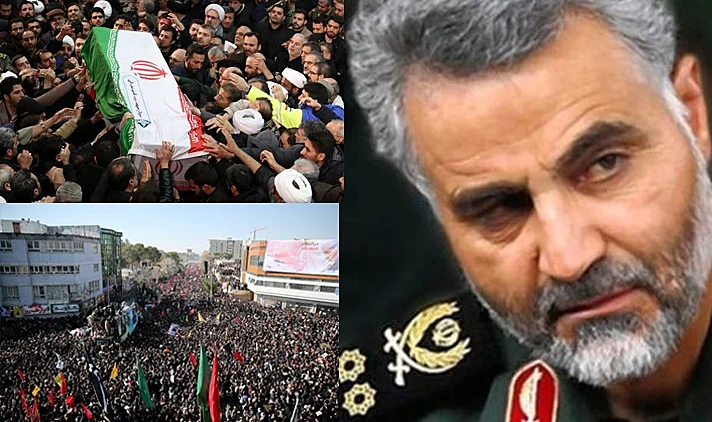 קאסם סולימאני, והלוויתו