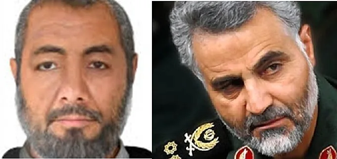 קאסם סולימאני, מפקד כוח קודס ועבדול רזה שחלאי, בכיר בכוח קודס, שארצות הברית ניסתה לחסל