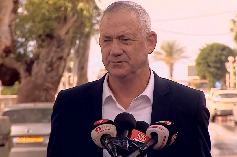 יו''ר כחול לבן בני גנץ בנהריה