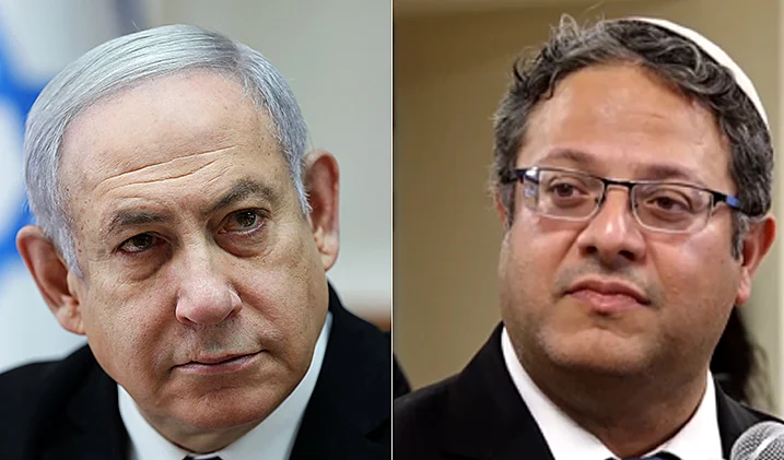 איתמר בן גביר ובנימין נתניהו