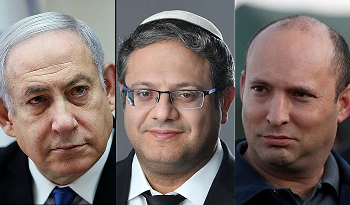 נפתלי בנט, איתמר בן גביר, בנימין נתניהו