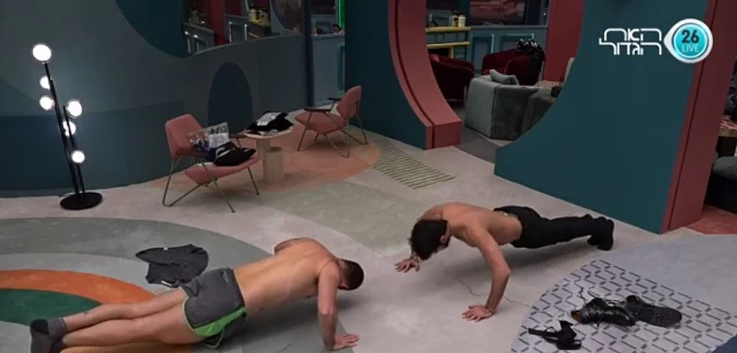 ניר וליאור מתאמנים