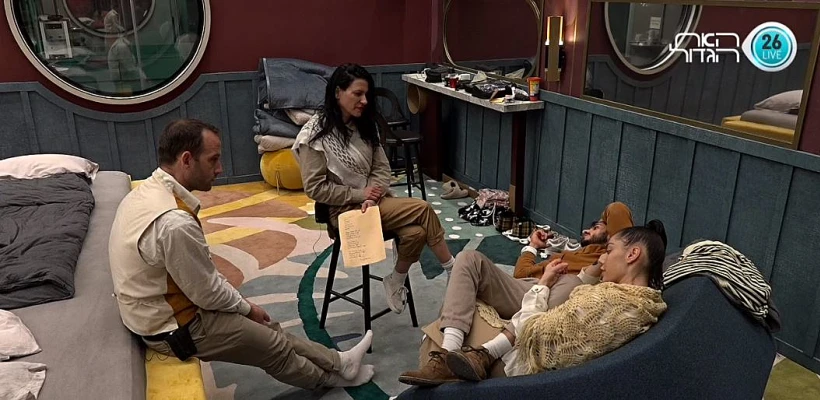 ירדן וליאור מדברים עם יעל וניר