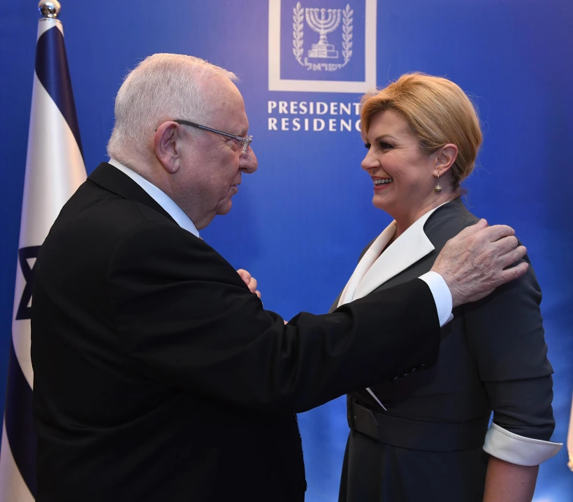 ראובן ריבלין ונשיאת קרואטיה