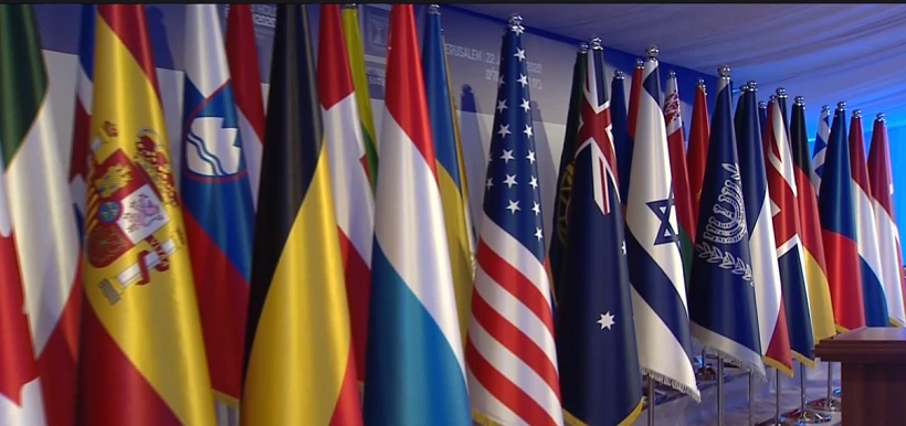 ההכנות לטקס המרכזי לציון 75 שנה לשחרור אושוויץ, בפסגת המנהיגים בירושלים