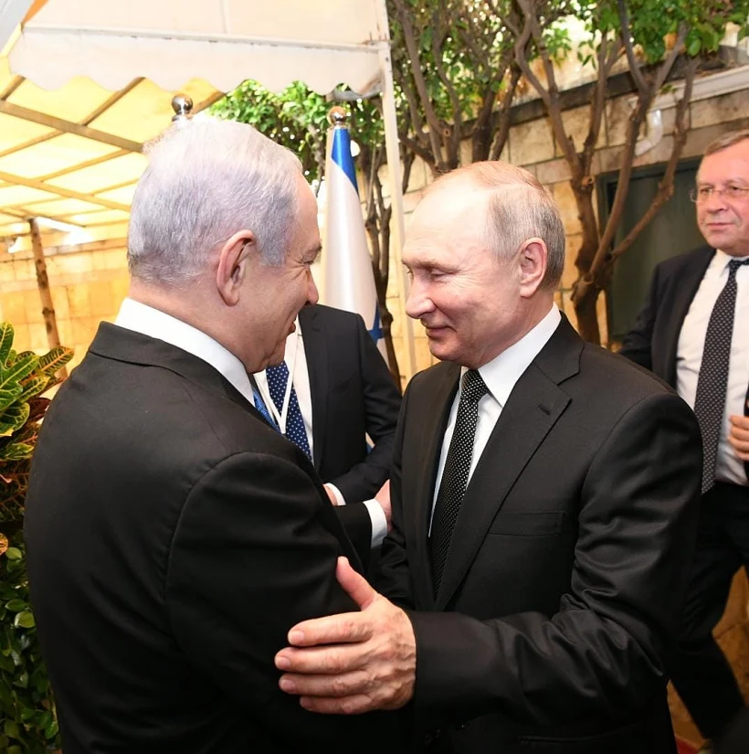 נתניהו נפגש עם פוטין