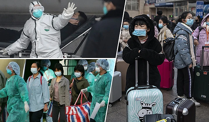 חובשים מסיכות ברחבי המדינה- הנגיף הקטלני מסין