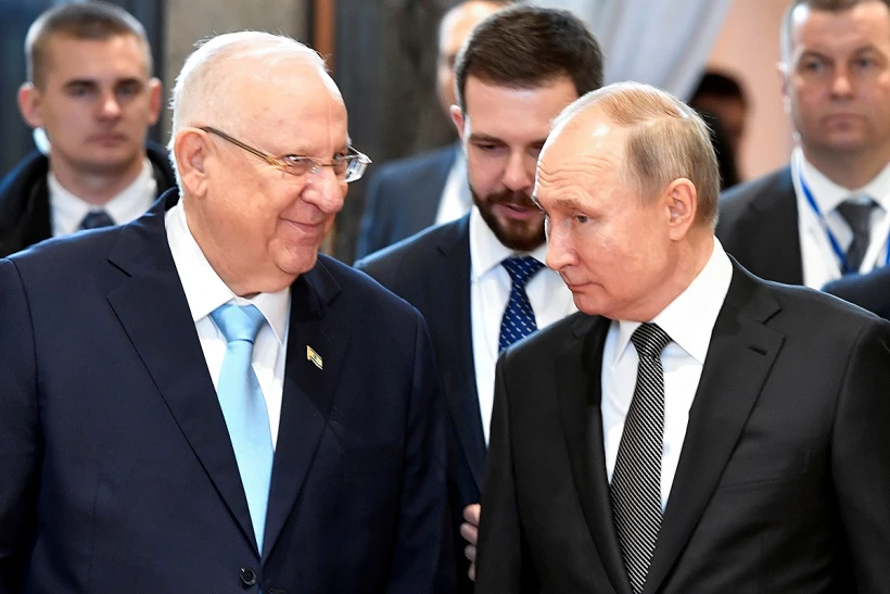 ריבלין נפגש עם פוטין
