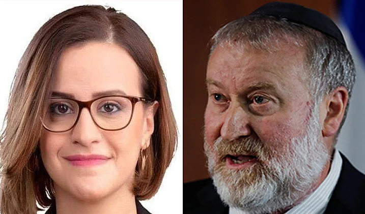 ח''כ היבא יזבק והיועמ''ש מנדלבליט