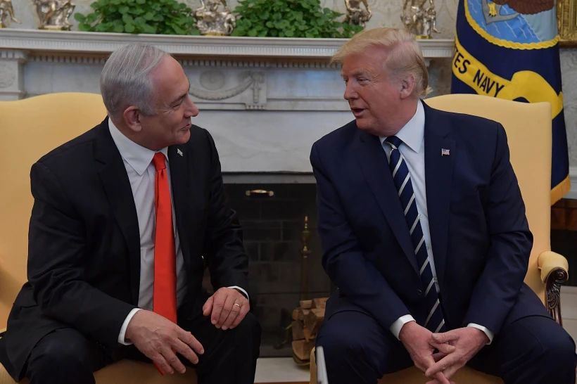 ראש הממשלה בנימין נתניהו ונשיא ארצות הברית דונלד טראמפ