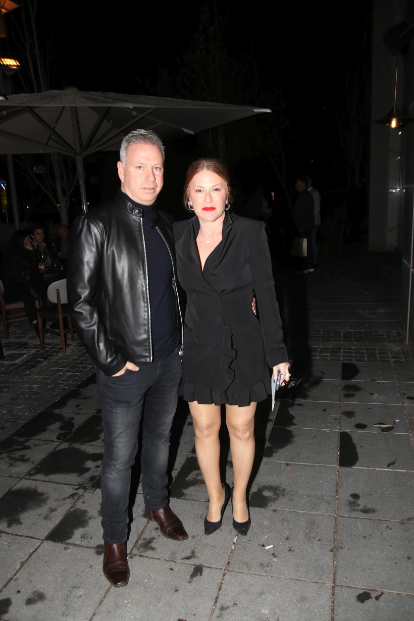 הסוכנת מורן מאור ובעלה בועז