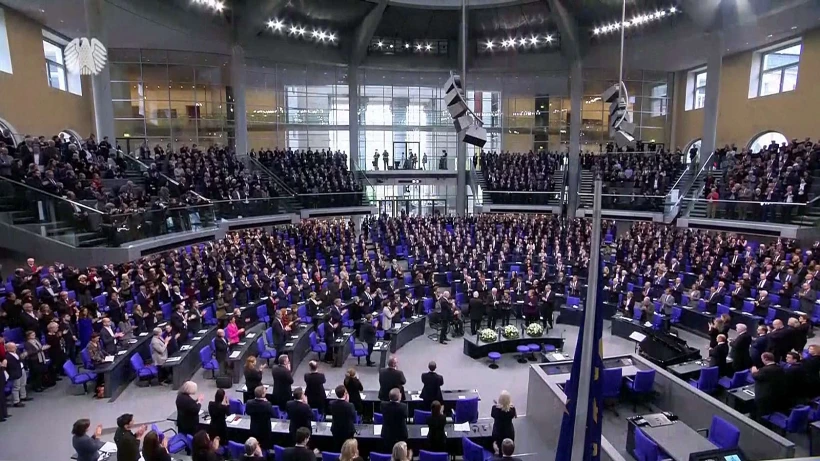 מליאת הבונדסטאג בטקס הזיכרון לקורבנות הנאצים