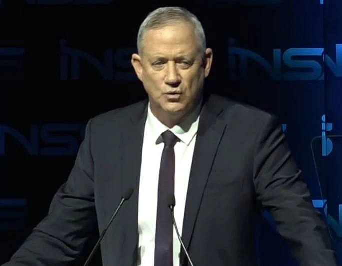 גנץ, בני גנץ, יו''ר כחול לבן