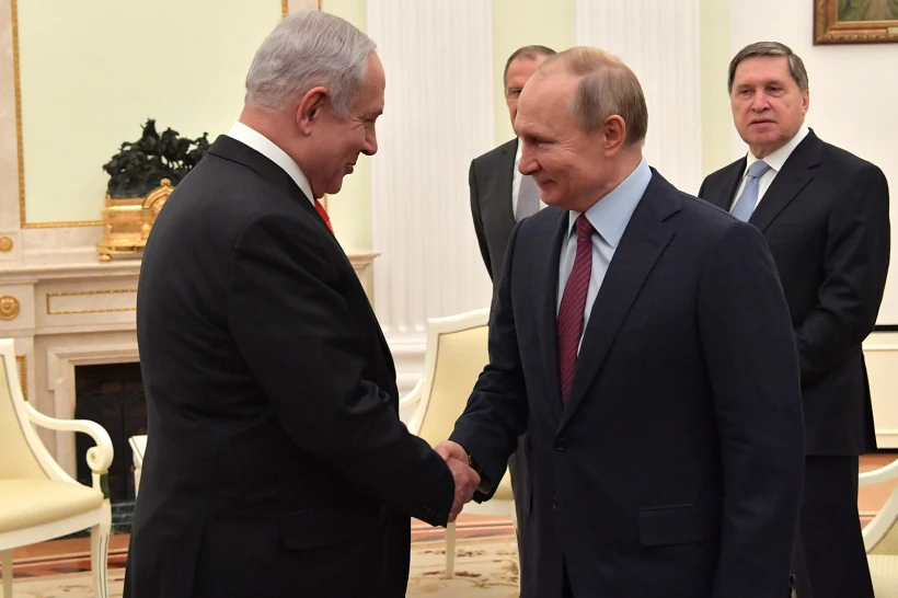 פוטין ונתניהו נפגשים במוסקבה