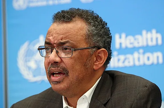 תדרוס אדנהום, יו''ר ארגון הבריאות העולמי