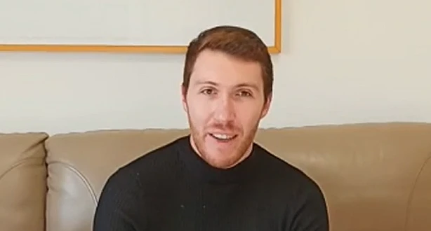 אלדד בראשי, סטודנט ישראלי ששוהה בבידוד, לאחר שביקר בסין