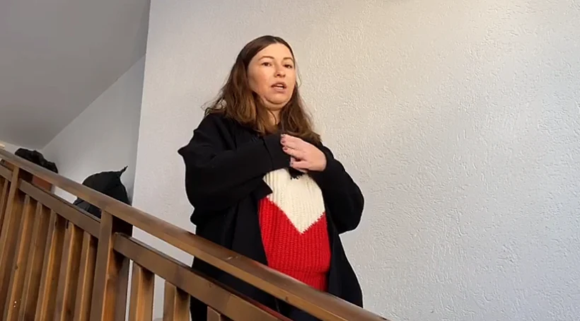 ולה דיגילוב שנפלה עם בתה התינוקת באזעקה בדרך לממ״ד