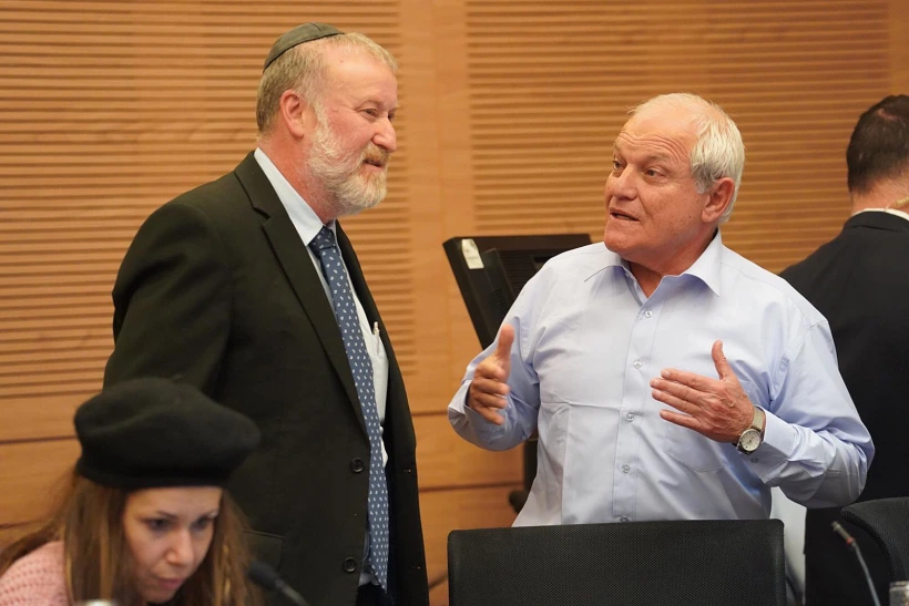 ח''כ חיים כץ ואביחי מנדלבליט