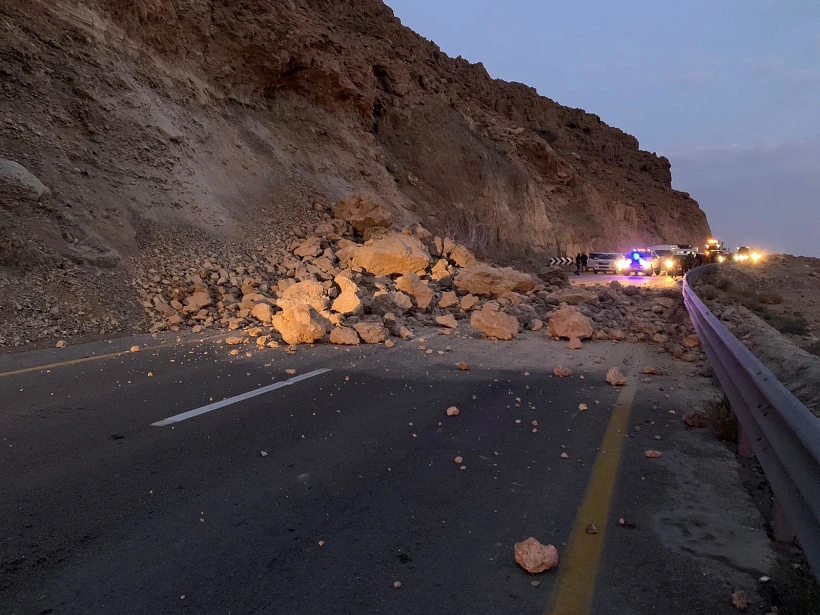 המפולת בכביש 31