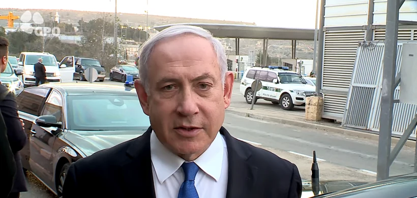רה''מ נתניהו בתום סיור ביטחוני במחסום ''כביש המנהרות'' בגוש עציון