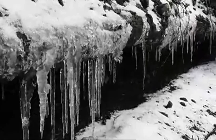 נטיפי קרח ברמת הגולן