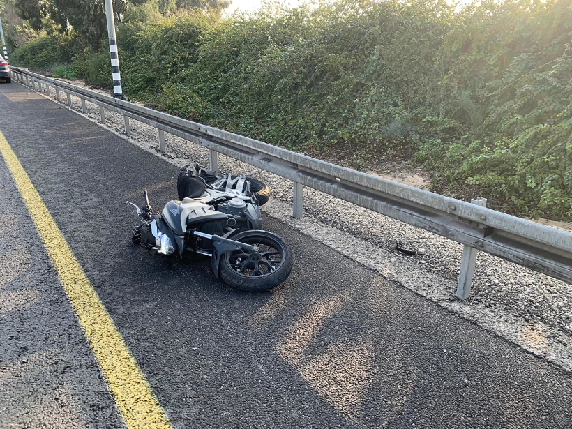 רוכב אופנוע נהרג בכביש 40