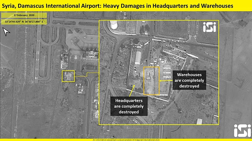 תיעוד נזקי התקיפה בסוריה