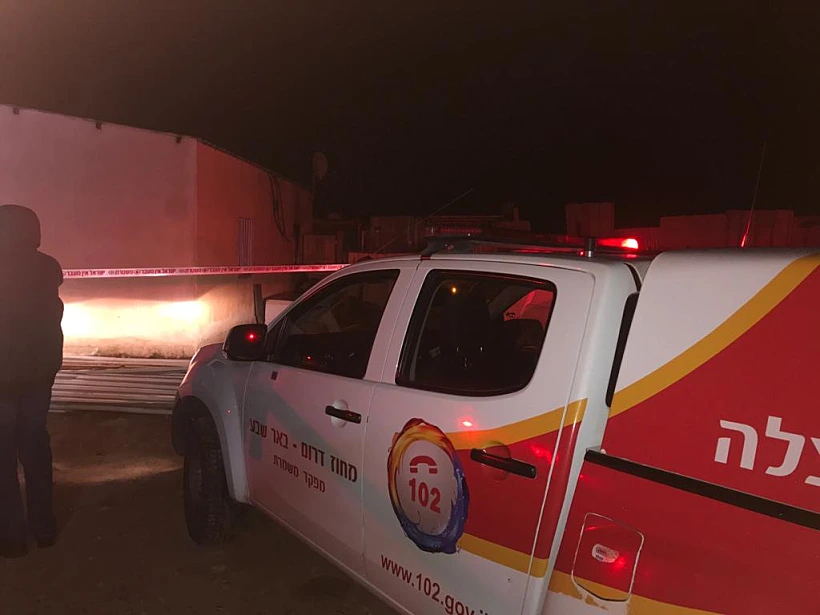 זירת השרפה במועצה המקומית שגב שלום שבנגב