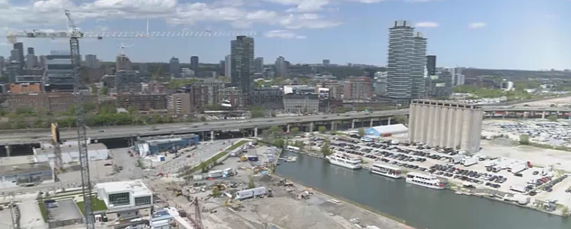 המקום שבו תיבנה השכונה החדשה בטורנטו