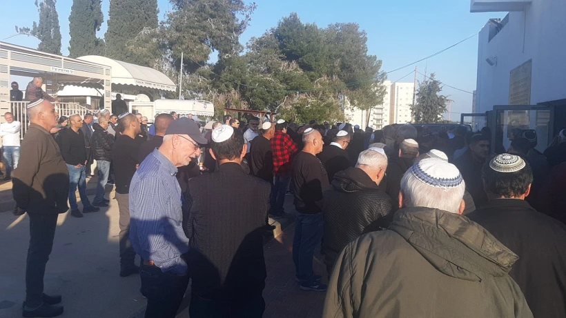 הלוויתו של אלי מויאל, ראש עיריית שדרות לשעבר