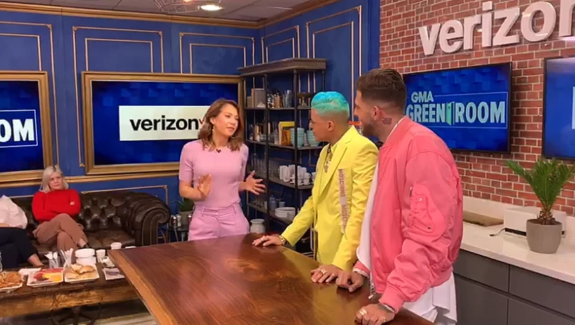 סטטיק ובן אל בתוכנית הבוקר ''good morning america''