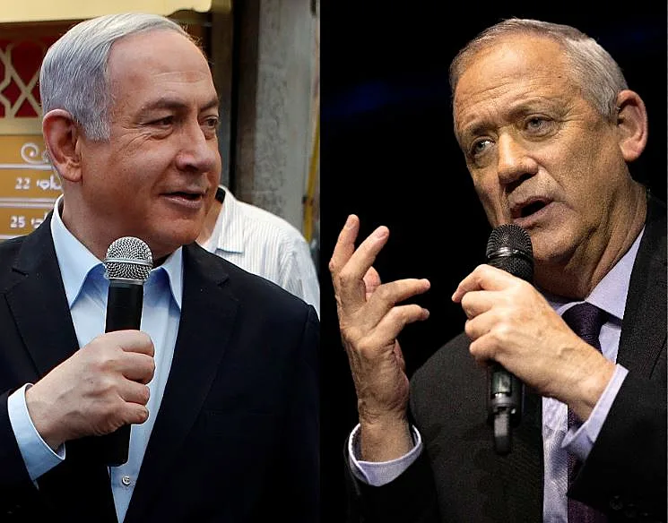 בני גנץ ובנימין נתניהו