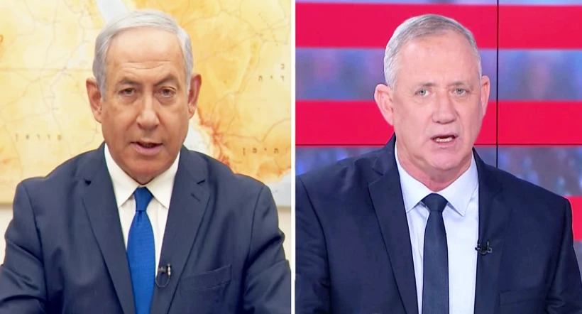 בני גנץ ובנימין נתניהו