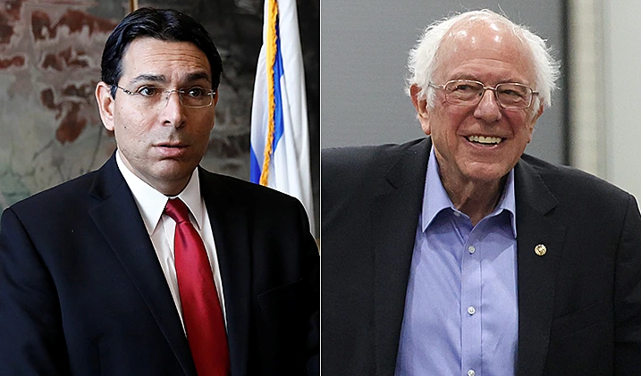 ברני סנדרס ודני דנון