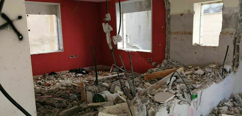 הריסת בתי מחבלים ברמאללה