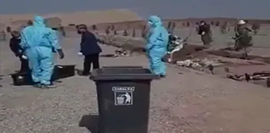 איראן: קברים המוניים עבור מתי הקורונה