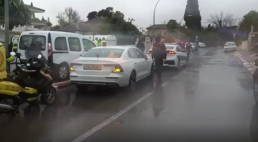 אירוע דקירה בהוד השרון